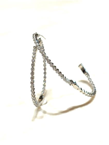 Ohrringe Sommer Dame Luxury Top in Silber Cubic Zirconia CERCHI ZIRC AG F/R - CERCHI ZIRC AG F/R